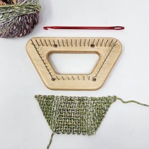 Kit original de métier à tisser à broches trapézoïdal - R réglage régulier, pour fil peignée