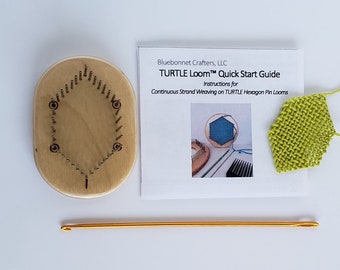 Elongon™ 1" - F (fine-sett) - Elongated Hexagon Pin Loom Kit