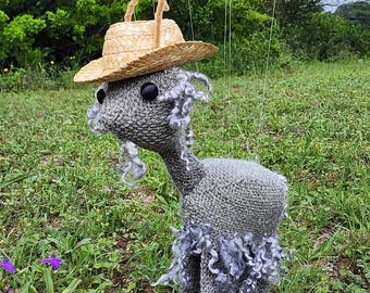 Joe the Lonely Goat Marionette Pin-Loom Weaving Pattern