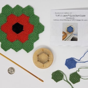 PennyTURTLE™ - 1" Fine-Sett Hexagon Pin Loom Kit