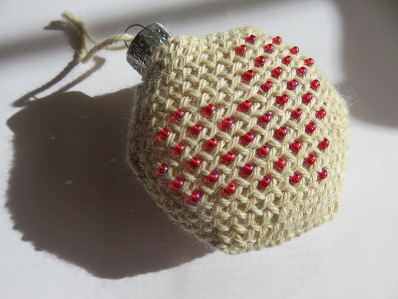 Beaded Heart Hexagon Pin Loom Weaving Pattern image 3