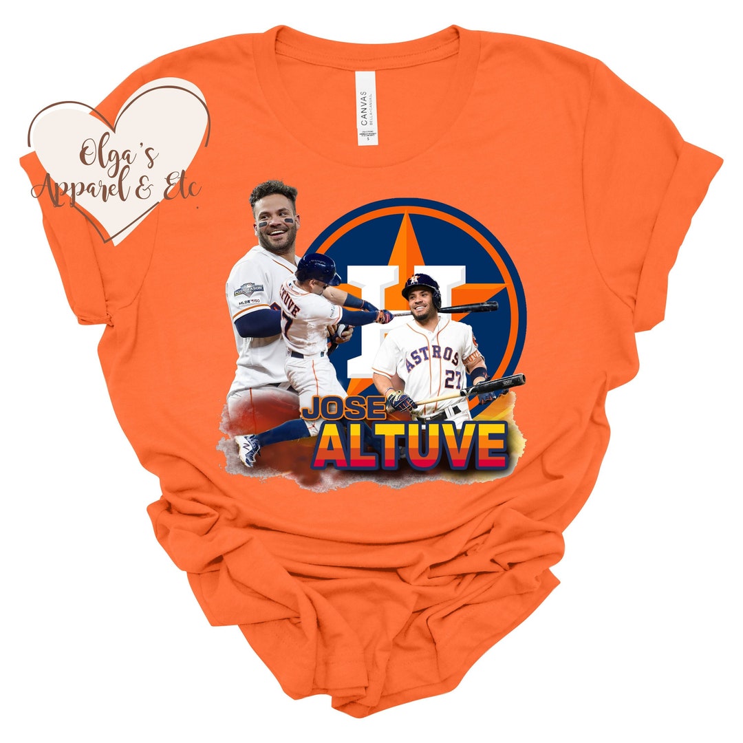 Jose Altuve Astros Tshirt/houston Astros Tshirt/houston Astros Etsy