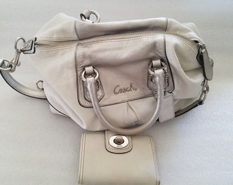 Coach Cowhide Purse - Etsy Coach Cowhide Purse - Etsy