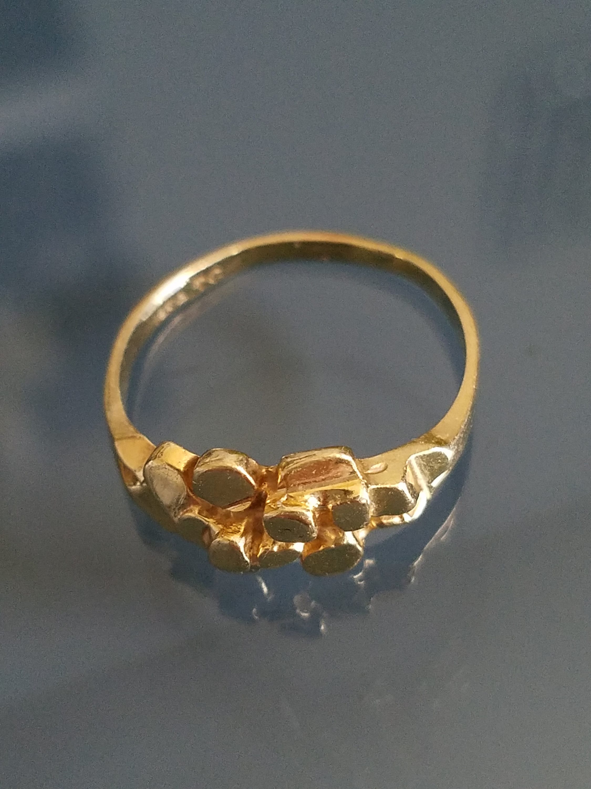Vintage 14K Yellow Gold Nugget Ring Ladies 14K Gold Ring Etsy.de