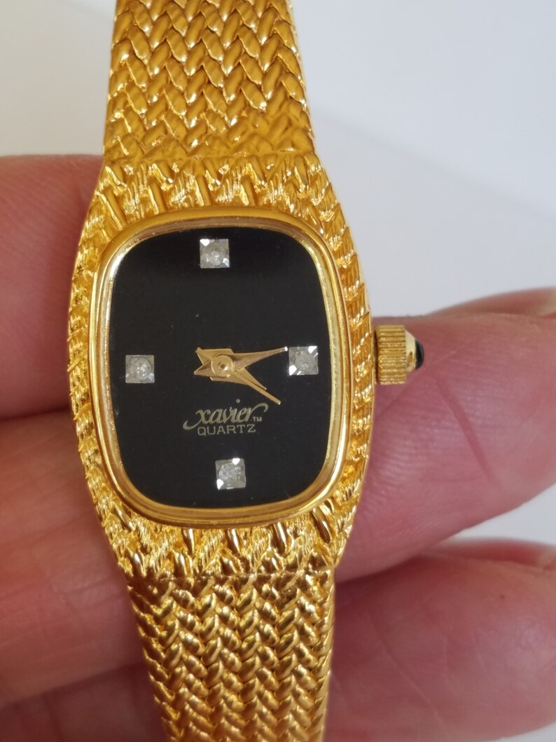 Xavier Women's Watch Ladies Genuine Diamonds Wrist Watch Etsy