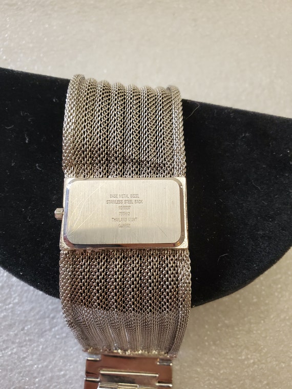 Anne klein base metal bezel stainless steel back deals