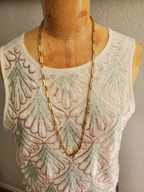 Price Reduction: Vintage Gold-Plated Rectangular … - image 1