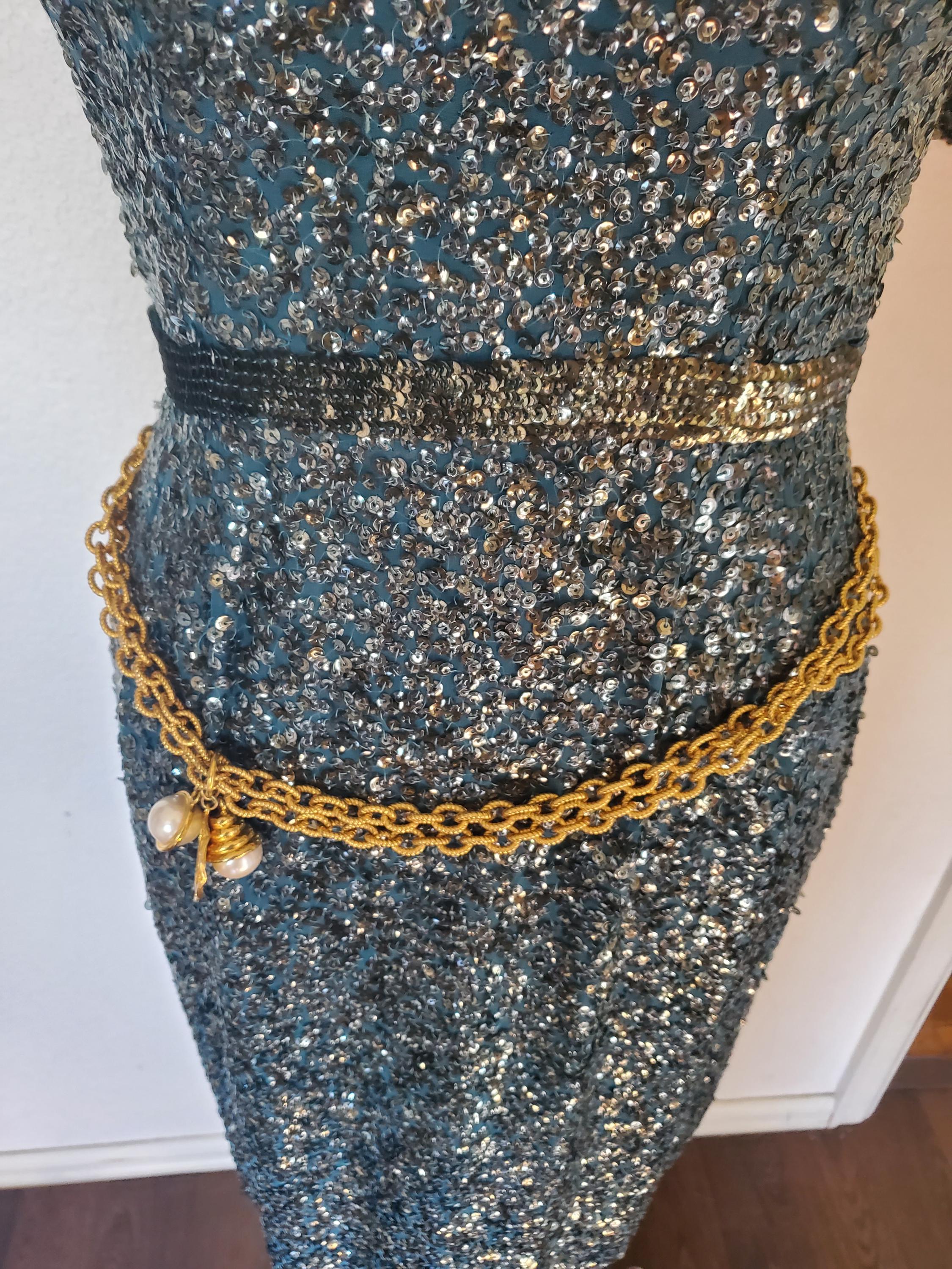 Vintage Silver Tone Multi Strand Coin Chain Belt Napoleon Empereur Boho Gypsy Napoleon Coin Belt - Etsy main image 4