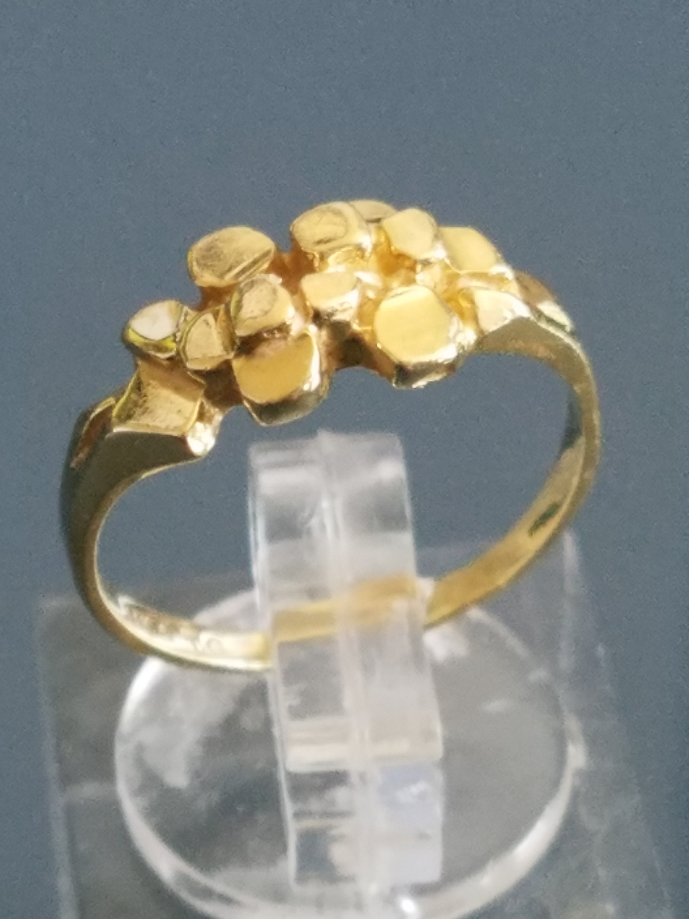 Vintage 14K Yellow Gold Nugget Ring Ladies 14K Gold Ring Etsy.de