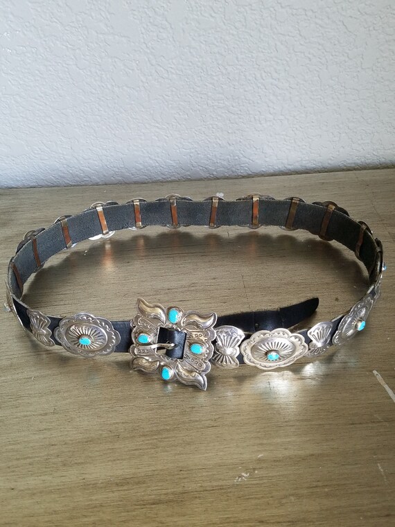 Hand Tooled Native American Navajo Bear Butterfly Concho Sterling Silver Bracelet Hand Tooled Native American Navajo Bear Butterfly Concho Sterling Silver Bracelet