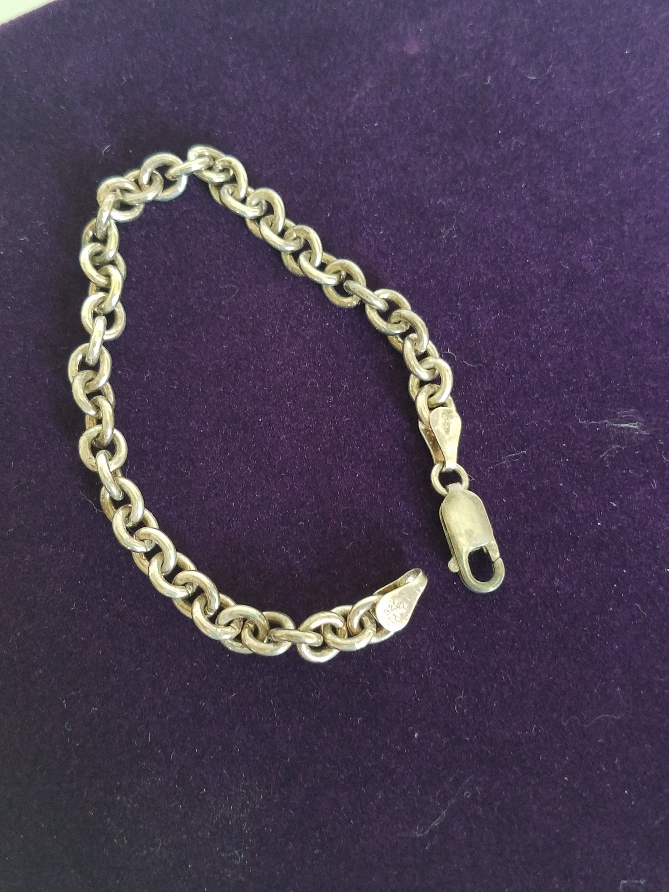 925 Italy Bracelet for Men - Italian Silver Size 7 - 10 in - VY Jewelry