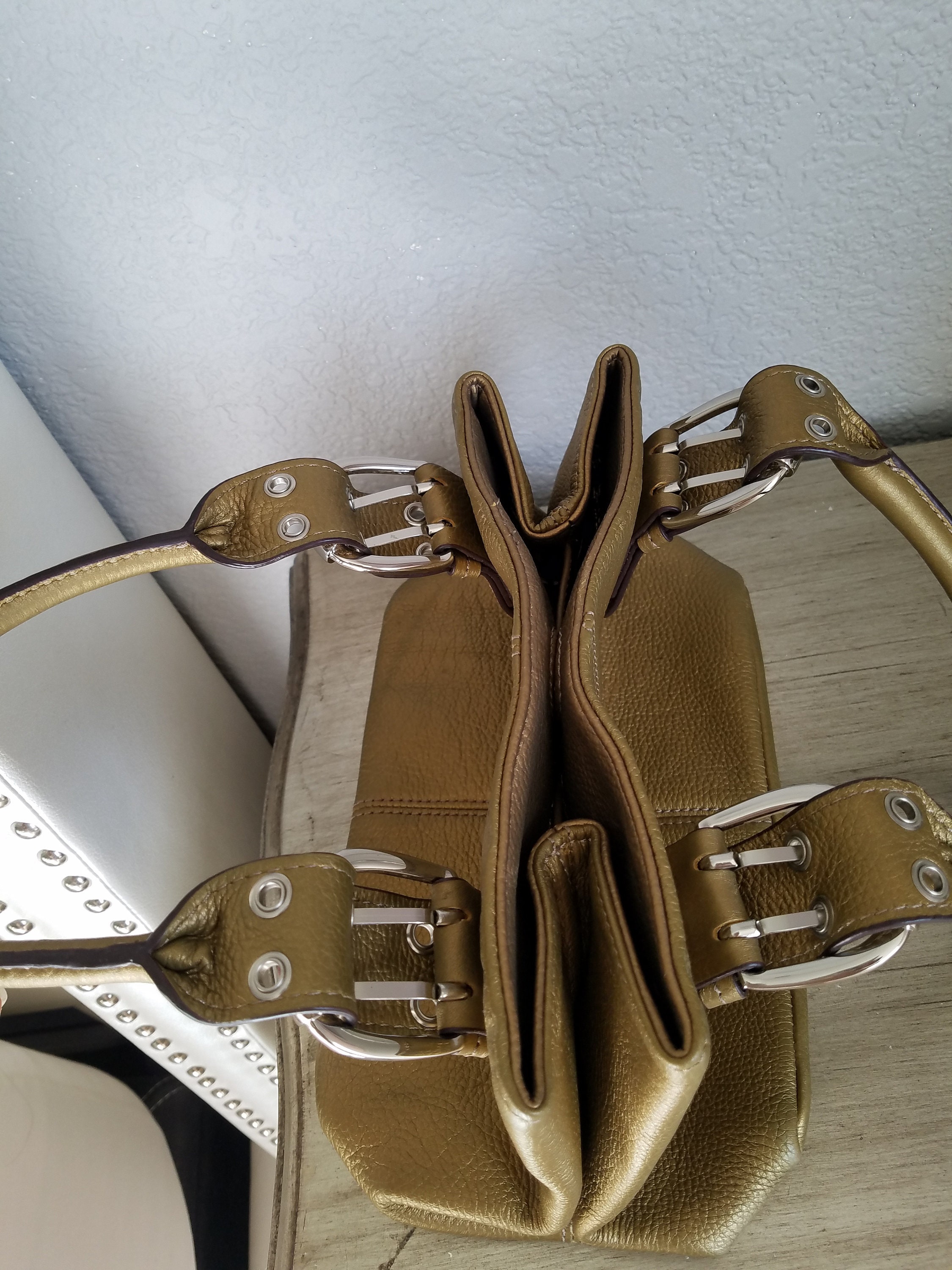 Tignanello gold purse sales