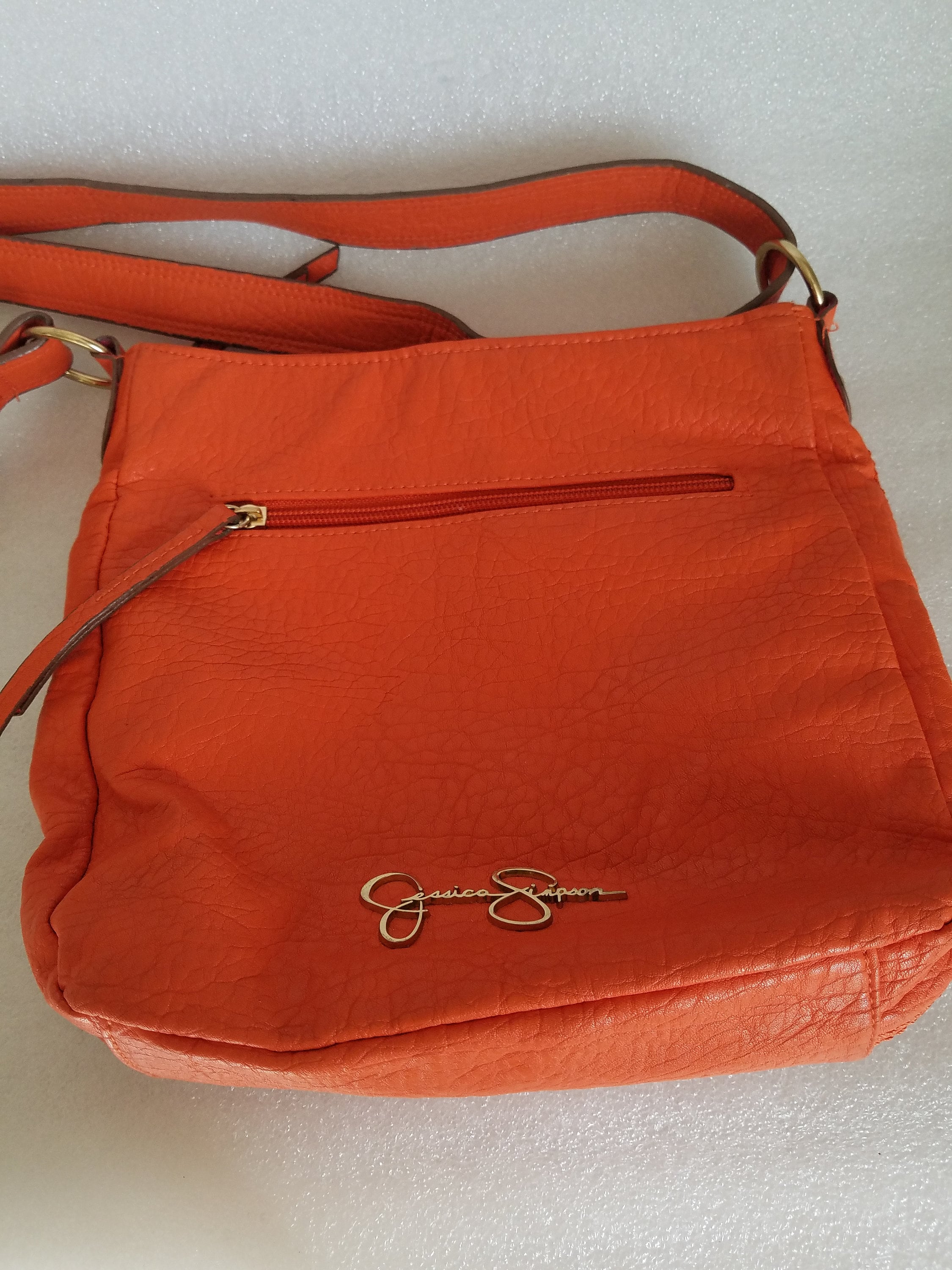 Jessica Simpson Small Cross-body Bag Purse Gold Rose Judith JS10540 NWT New  | eBay