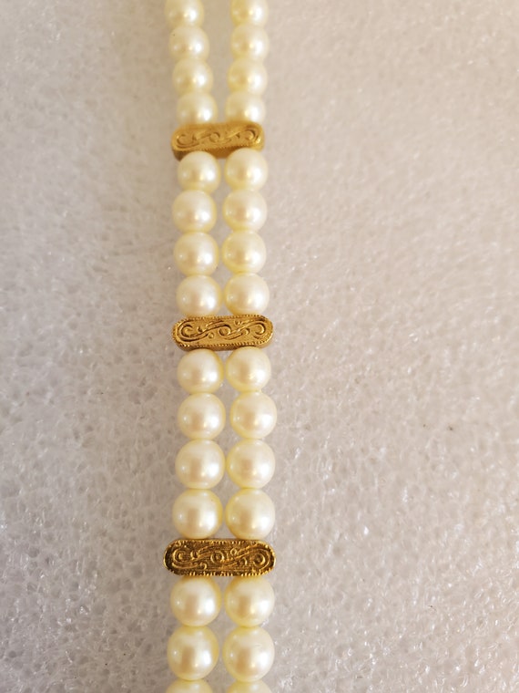 Timeless & Classic Faux Pearl Beaded Bracelet W/O… - image 5