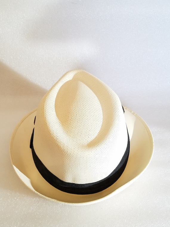Sturdy XL Made in Mexico Rocha Straw Fedora Hat for S… - Gem display picture 2