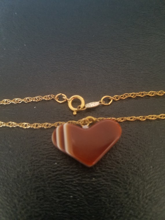 Vintage 14Kt Gold-Filled Heart Shaped Laminated B… - image 7