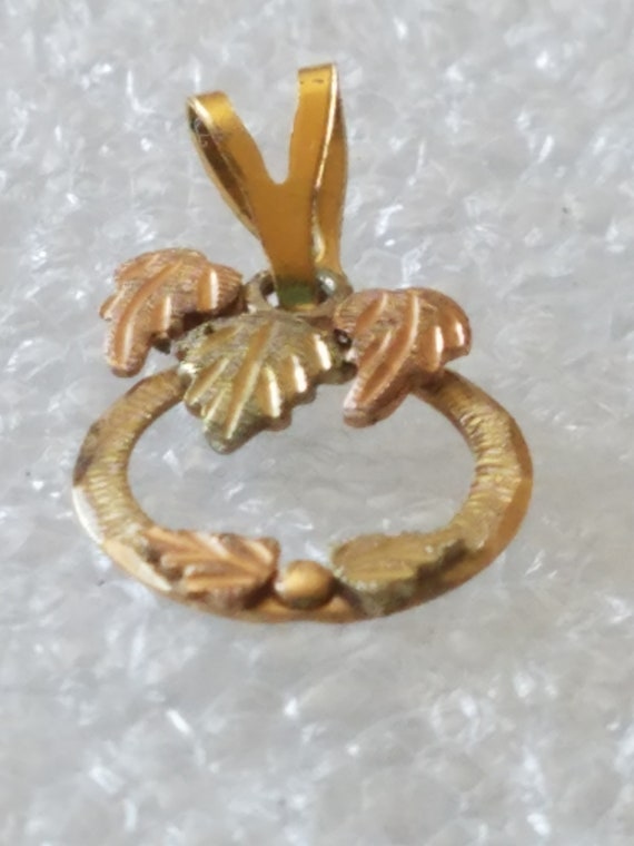 Vintage Small Black Hills 10K Rose & Yellow Gold S