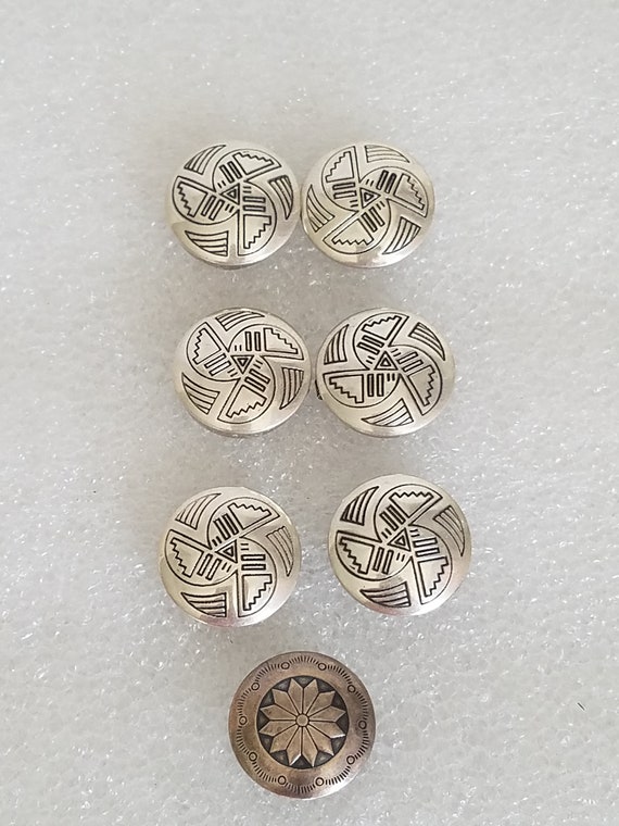 Sterling Silver Button Covers 