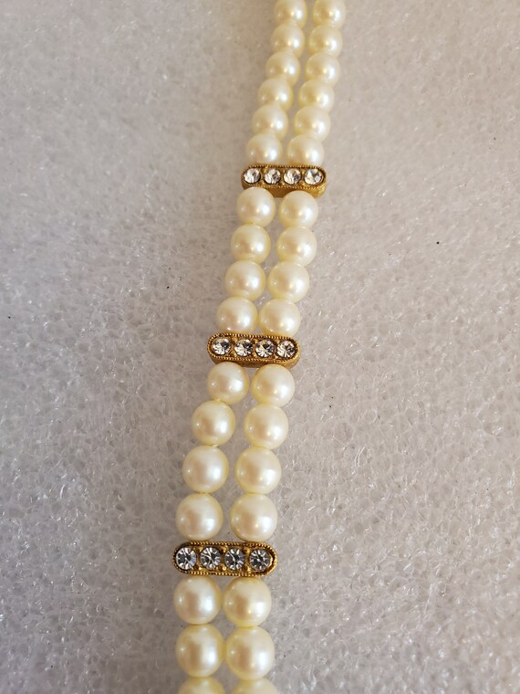 Timeless & Classic Faux Pearl Beaded Bracelet W/O… - image 7