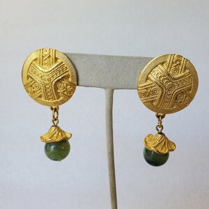 Unsigned Golden Earrings