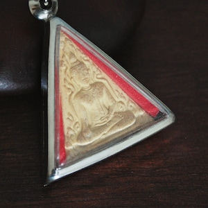 Thai Buddha Pendant - Thai Good Luck Amulet - Talisman Pendant