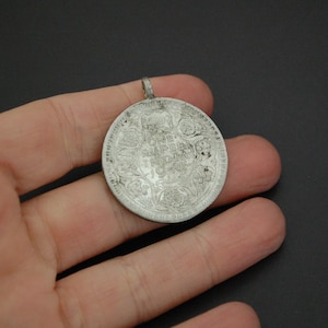 Indian One Rupee Coin Pendant
