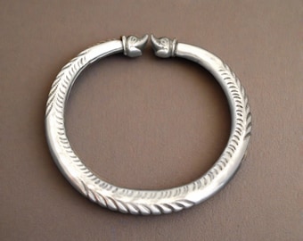 Indischer Elefant Armreif - Rajasthani Silber Armband - Rajasthan Schmuck - Rajasthan Armband