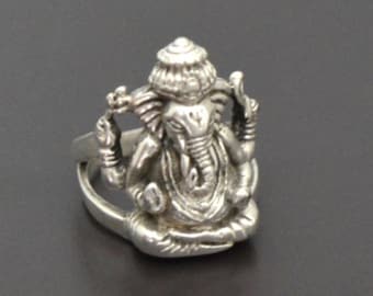 Bague Dieu Ganesh | Chevalière Impériale