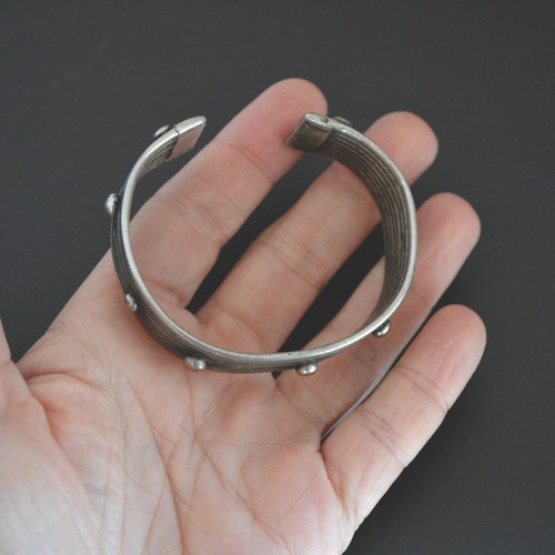 Old shops Ethiopian Silver Cuff Bracelet
