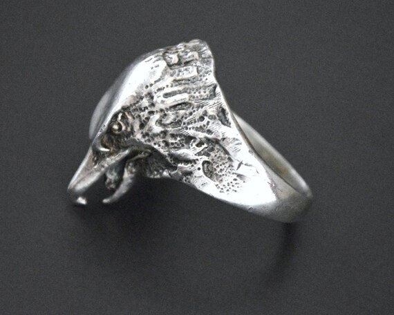 Sterling Silver Eagle Ring - Size 9 - Eagle Ring - image 1