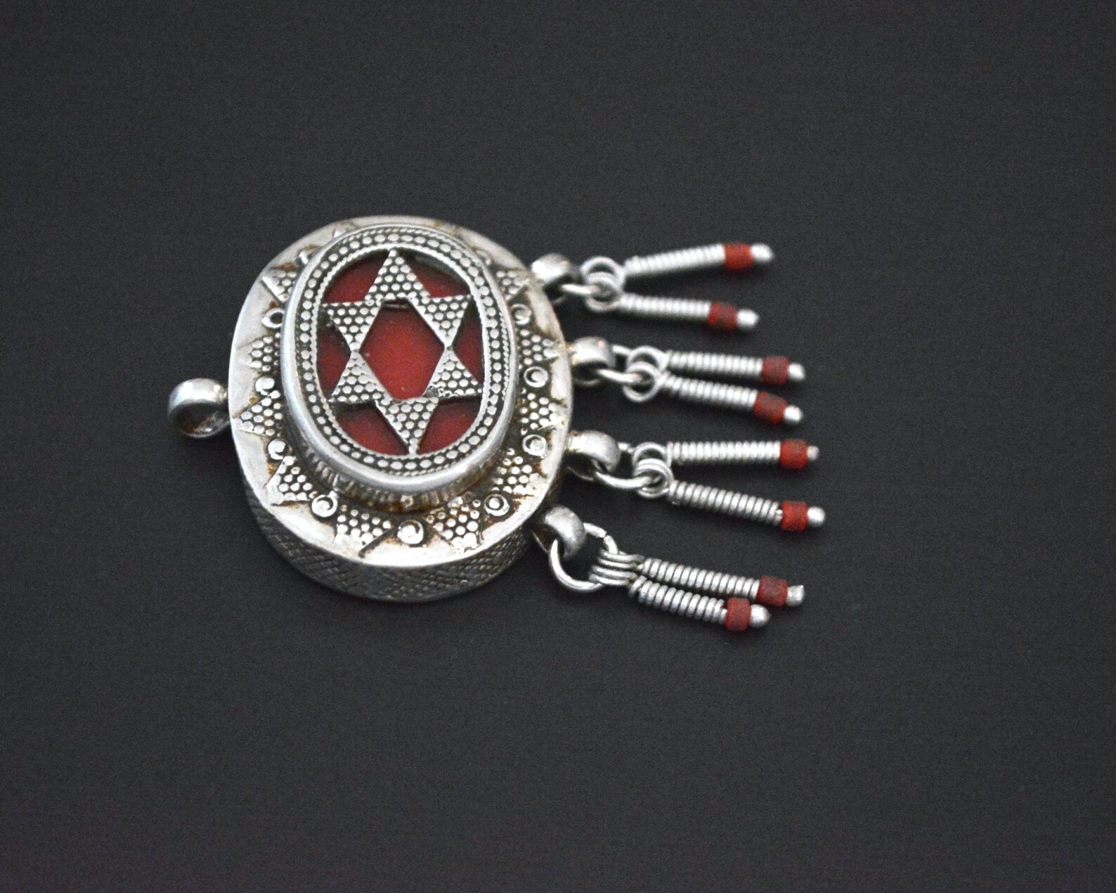 Kazakh Pendant with Dangles Kazakh Jewelry Central Asian | Etsy