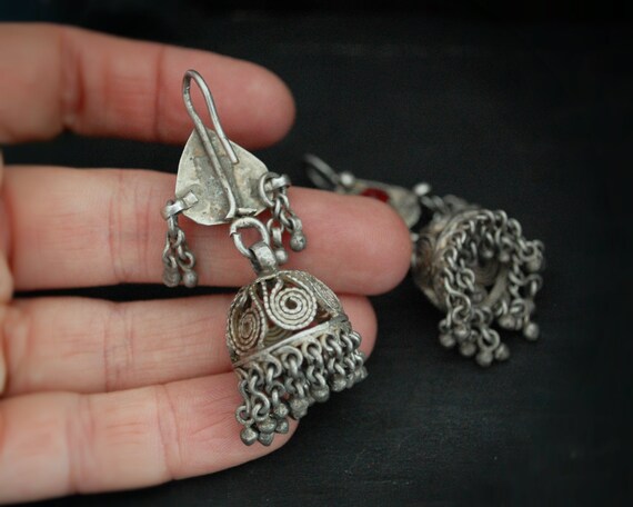 Silver kashmiri best sale jhumka