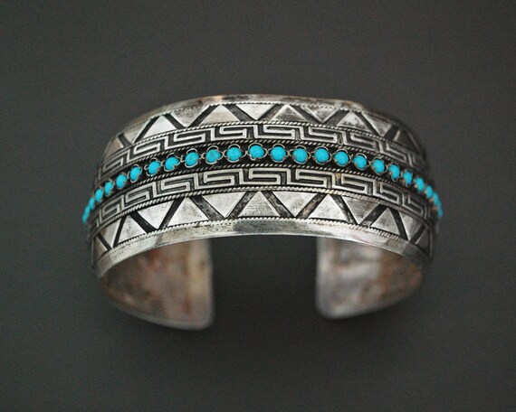 Ethnic Turquoise Cuff Bracelet