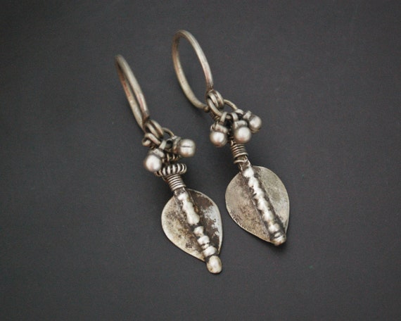 Rajasthani Tribal Silver Earrings - Rajasthani Jew