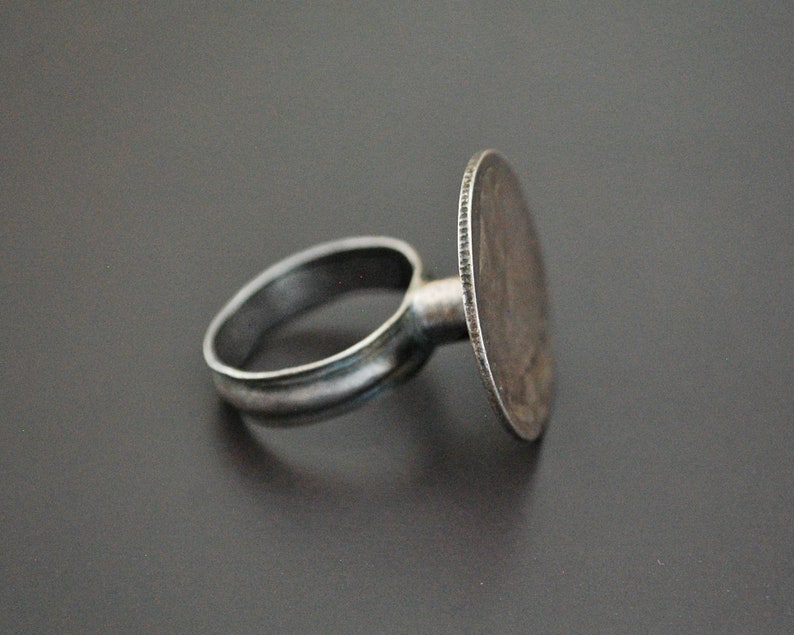 Indian Jewelry Size 8.5 Indian Coin Ring Tribal Coin Ring Ethnic Coin Ring Indian Coin Jewelry Indian Tribal Ring