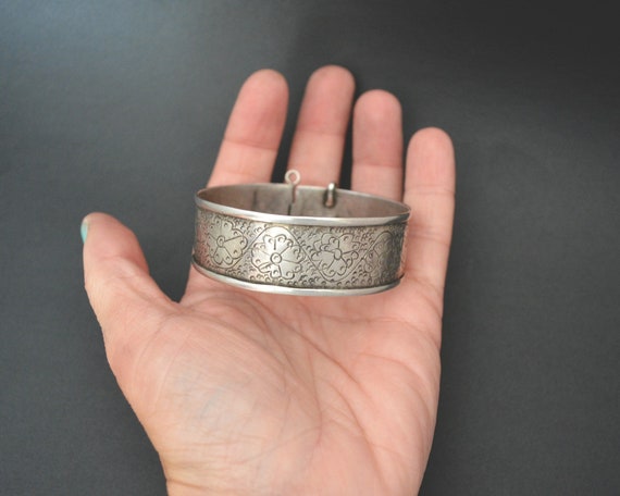 Turkmen Hinged Bracelet - SMALL - Central Asian J… - image 3