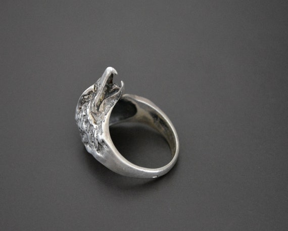 Sterling Silver Eagle Ring - Size 9 - Eagle Ring - image 4