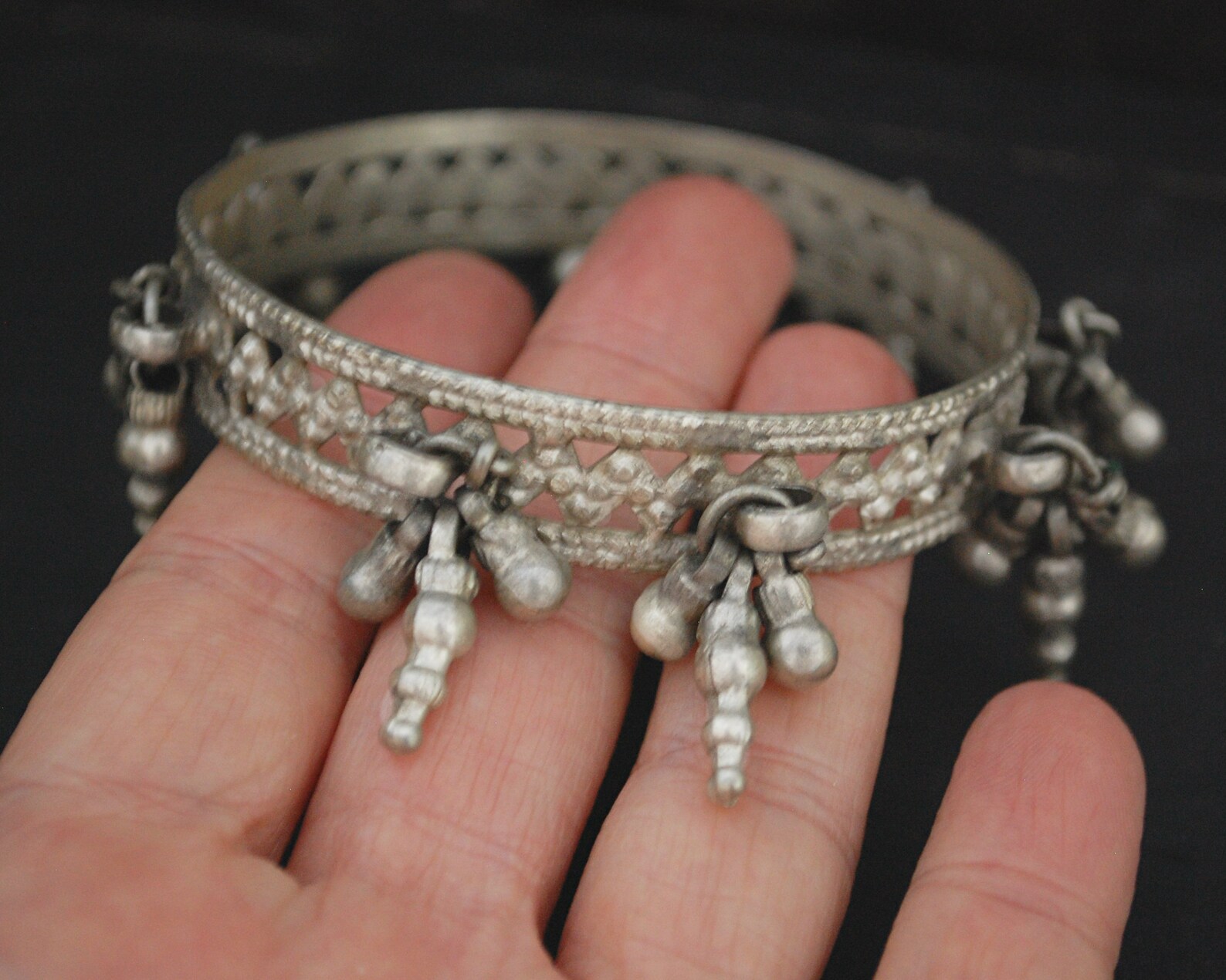Rajasthani Silver Bracelet with Bells Rajasthan Jewelry Etsy