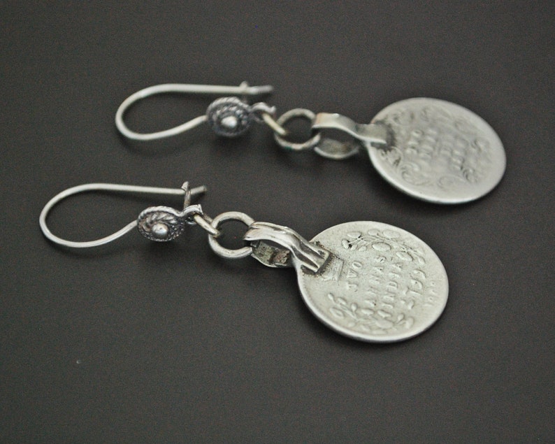 Tribal Coin Jewelry Coin Jewelry Coin Earrings Ethnic Indian Earrings with Coins