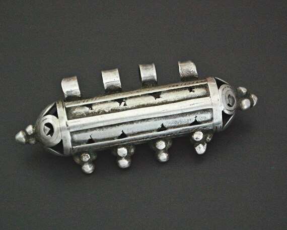 Indian Tribal Silver Taviz Pendant - Indian Tribal