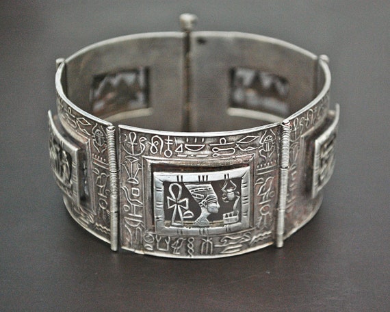 Egyptian Hieroglyph Bracelet - SMALL - Hieroglyph