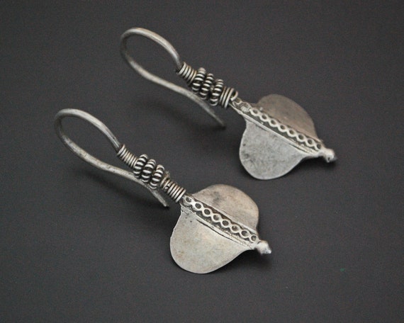 Indian Tribal Earrings - Indian Tribal Silver Earr