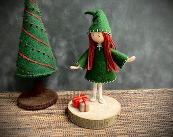 Christmas Elf doll READY to SHIP