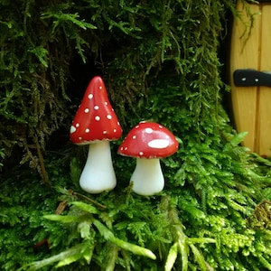 Toadstools for fairy garden or terrarium image 1