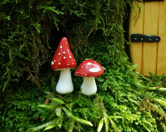Toadstools for fairy garden or terrarium