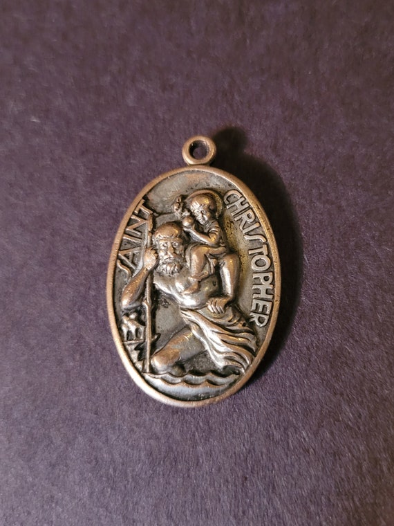 Medal St. Christopher and Our Lady of the Highways