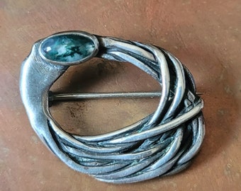 Pin Broche Phyllis Sklar 1950s Vintage Midcentury Greenwich Village Provincetown Modernista Beatnik Envío Gratis