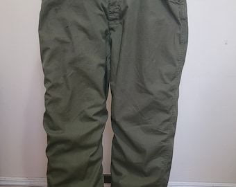 Vtg 1950s Korean War USAAF Air Force Type E-1A Blue Wool Cinch