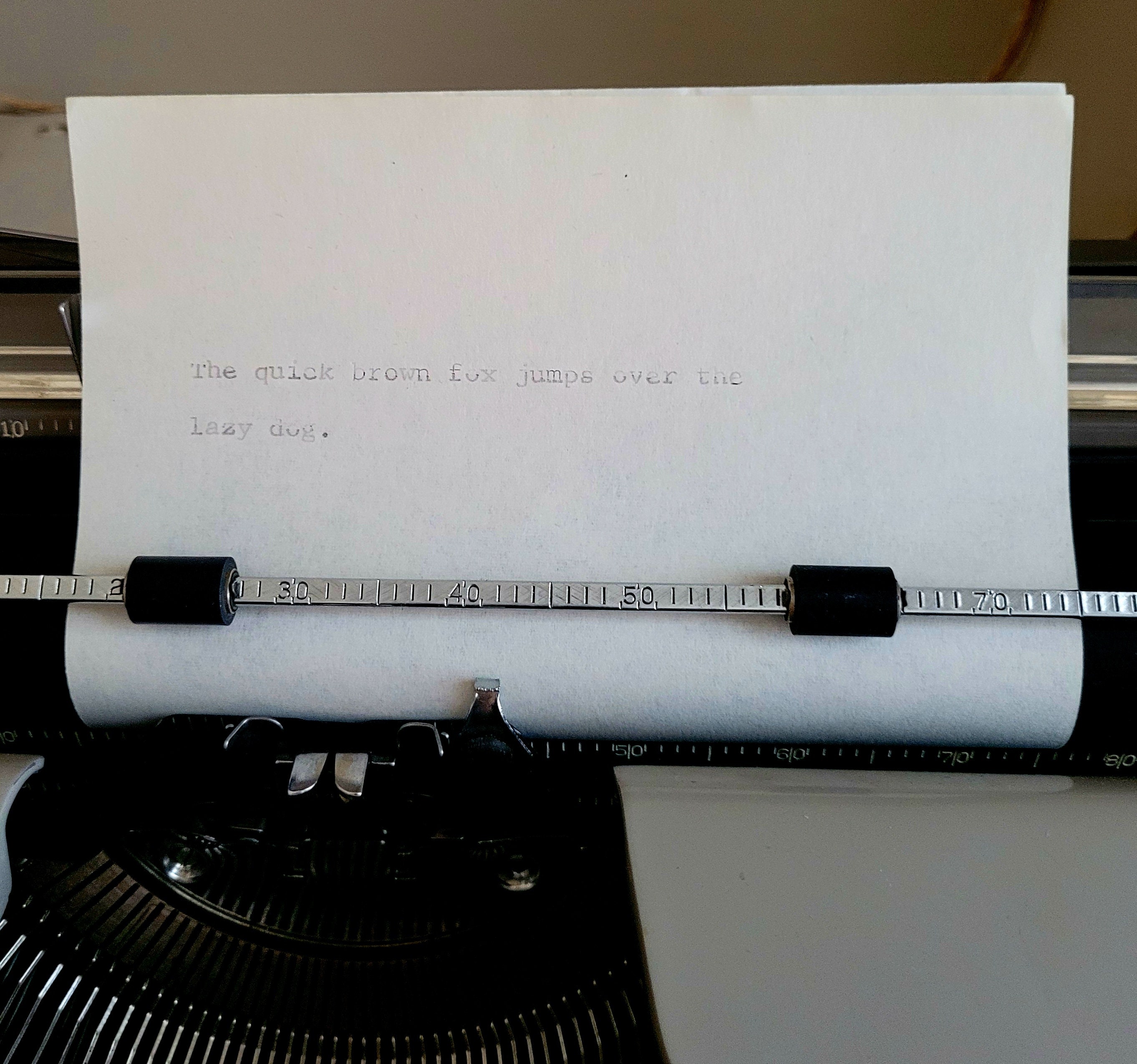 Typewriter Royal Futura 800 Grey 1960s Vintage with Case and
