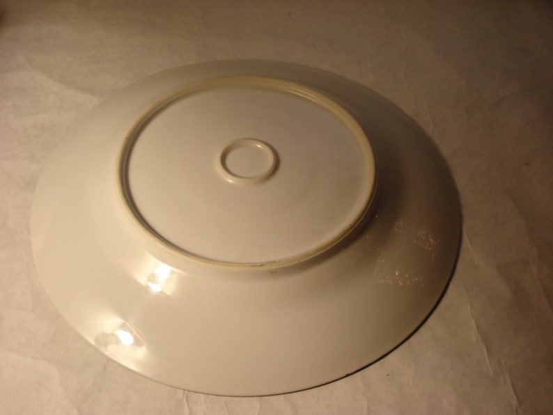 Platter Iridescent Floral Vintage Serving Dish